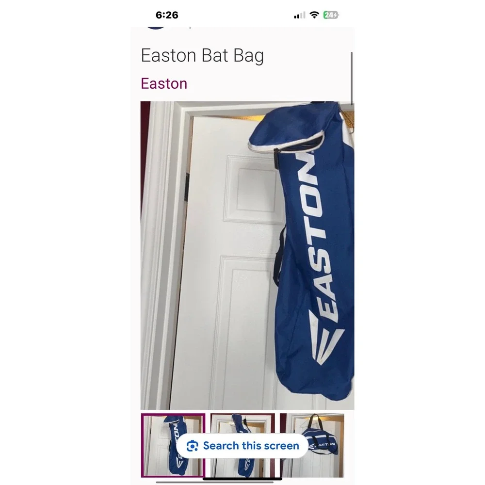 easton‎ baseball bat bag